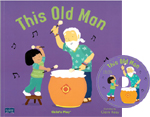 This Old Man New Version Board Book & CD